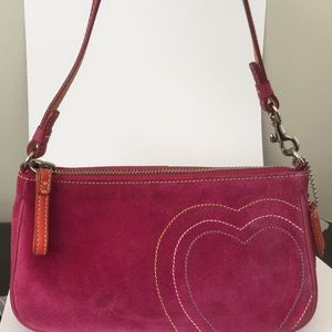 SOLD! Coach Suede Bag